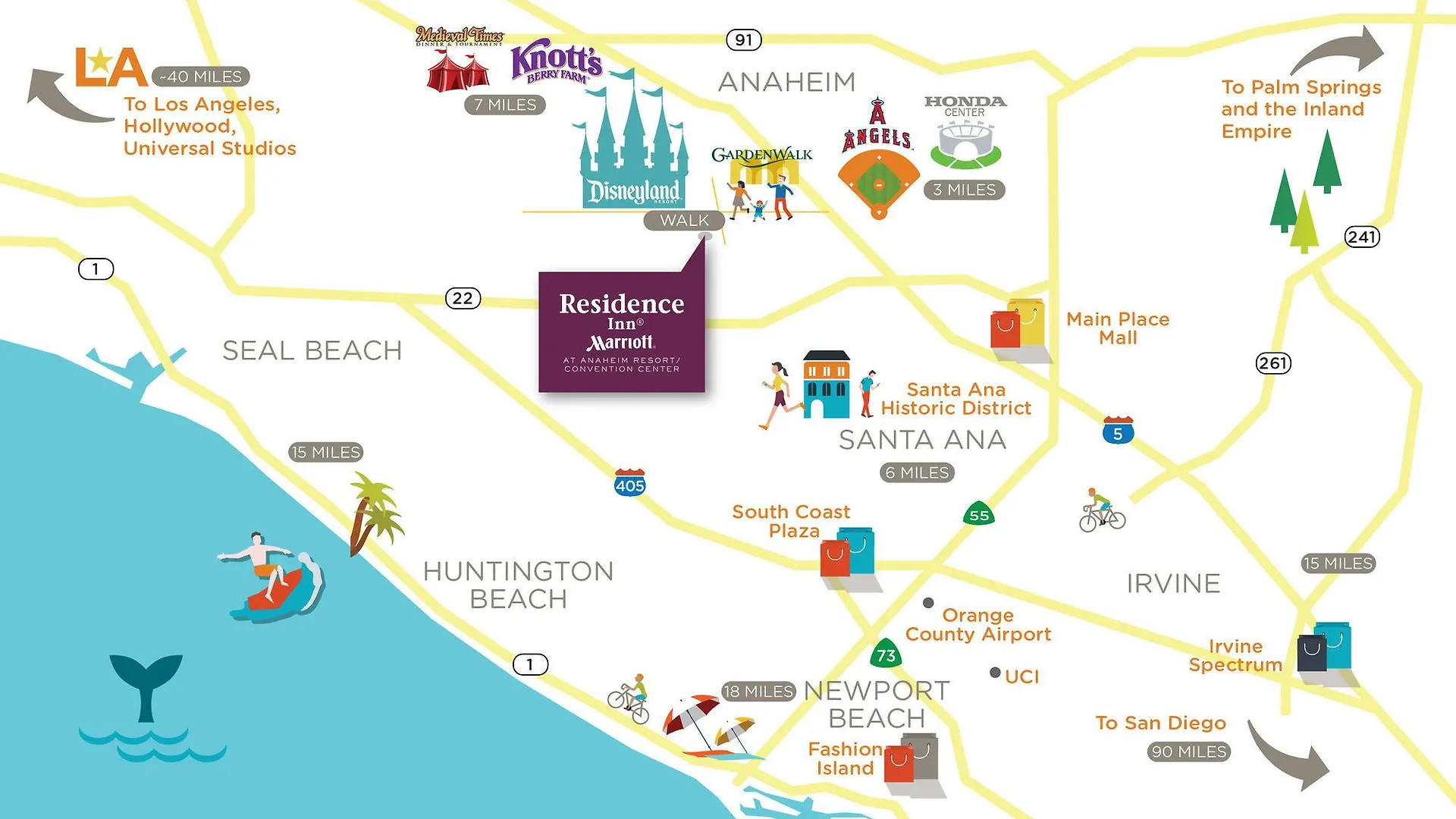Residence Inn By Marriott At Anaheim Resort/Convention Center 3*,