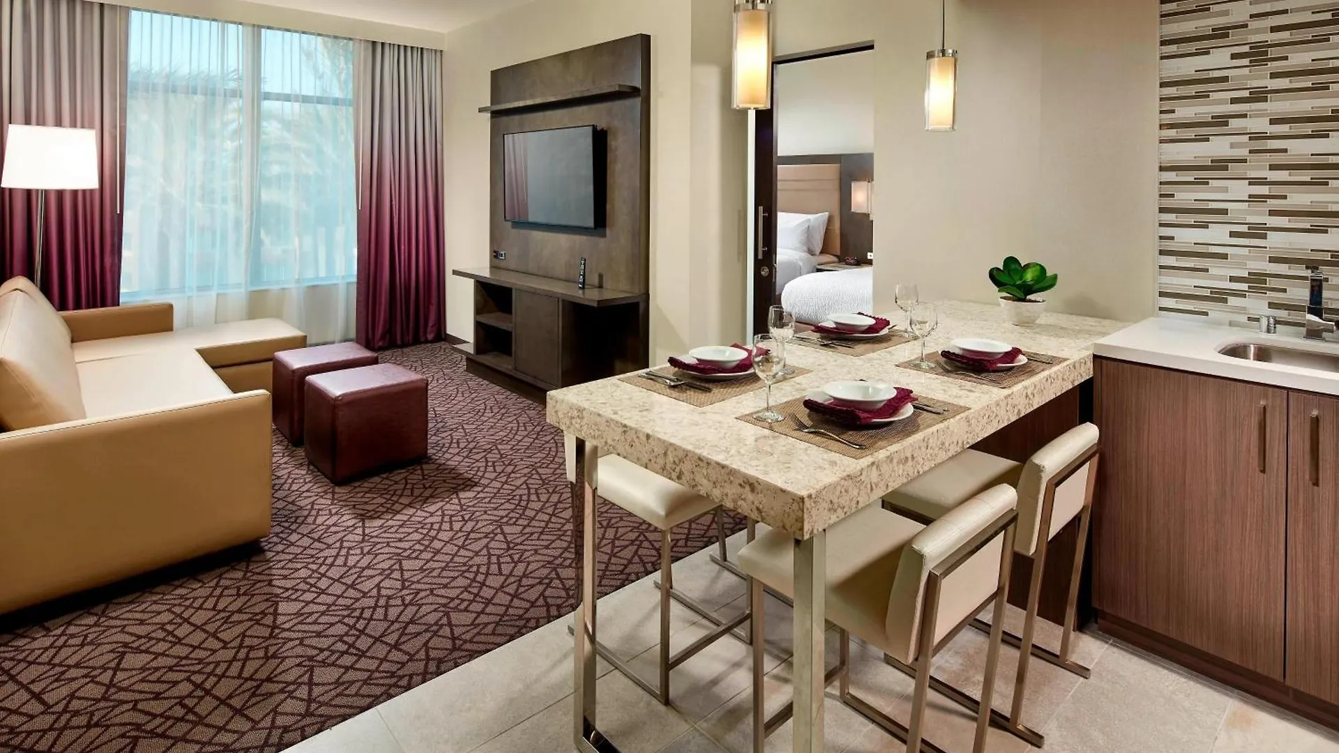 *** מלון Residence Inn By Marriott At Anaheim Resort/Convention Center ארצות הברית